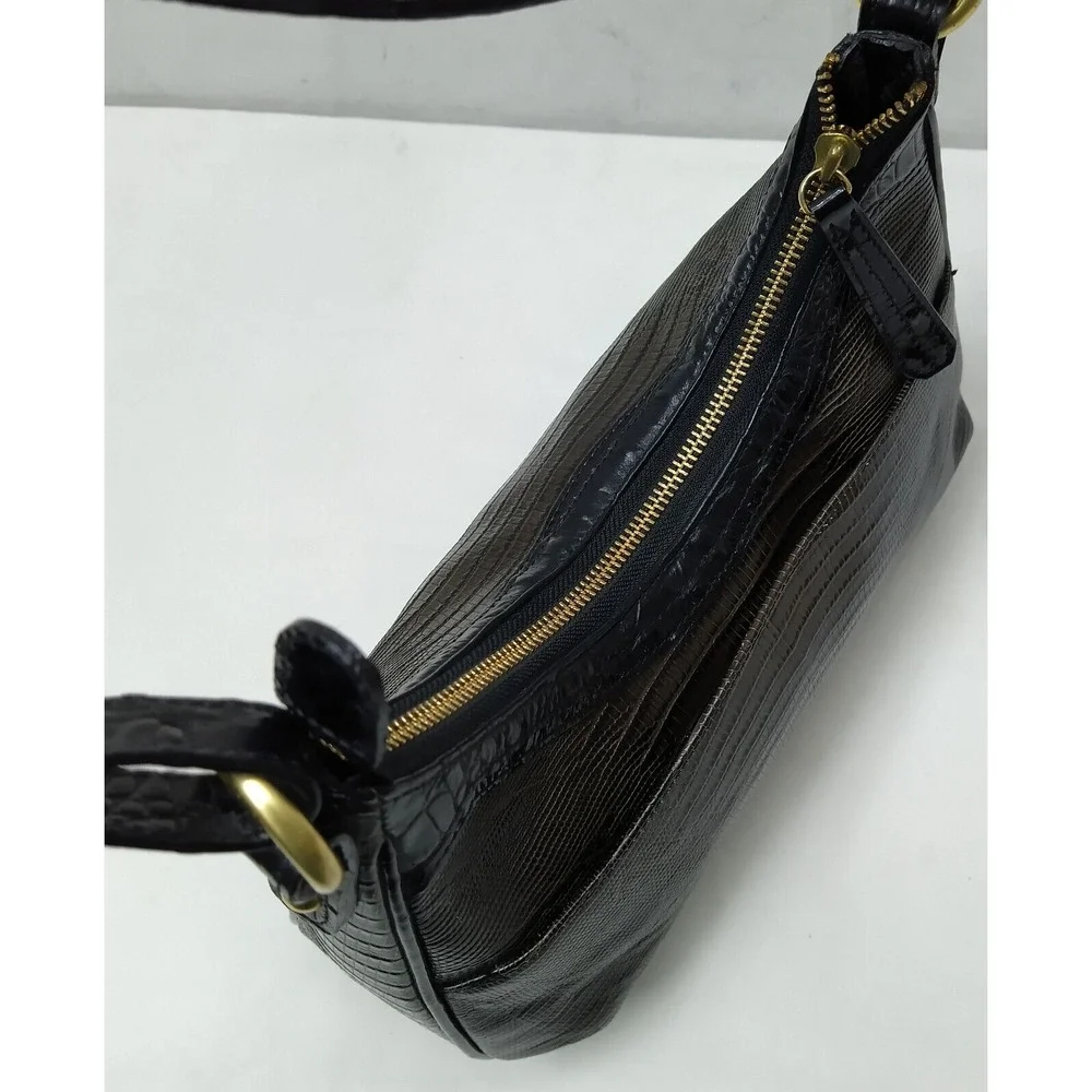 Brahmin Bekka Brown Leather Zipper Closure Hobo Shoulder Bag